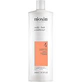 Nioxin System 4 Scalp + Hair Thickening Conditioner for Colored, Dry, & Damaged Hair with Progressed Thinning | Maintain Vibr