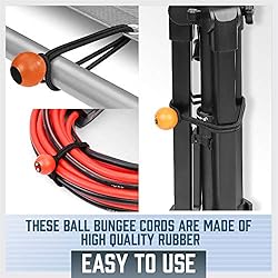 HORUSDY 45 Pack Ball Bungee Cords, Includes