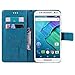 Moto X Pure Edition Case, Moto X Style Case, Harryshell Flip Pu Leather Wallet Case Cover with Stand Wrist Strap Card Slot for Motorola Moto X Style/ Pure Edition 2015