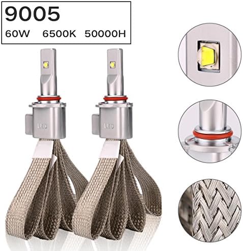 PUSHIDUN 9005 Car headlight LED 5200LM/bulb, 6500K, 30W LED Automobile Headlight Bulbs