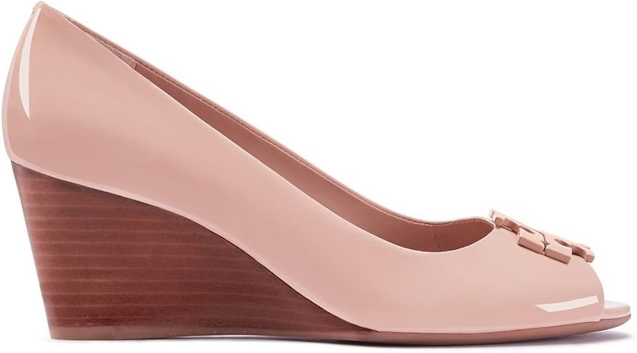 tory burch lowell peep toe wedge