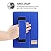 Snugg iPad 3 & 4 Case - Smart Cover with Flip Stand (Electric Blue Leather) for Apple iPad 3 and 4