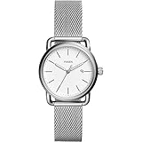 Fossil The Commuter Three-Hand Date Stainless Steel Watch