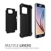 Ballistic Galaxy S6 Case [Tough Jacket ] Heavy Duty Six-sided Drop Protection [Black] 7ft Drop Test Certified Case, Rugged Protective Case for Samsung Galaxy S6