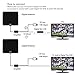GUSO TV Antenna Indoor HDTV Digital Antenna 50 Miles Long Range with Built-in Amplifier Signal Booster and 10 Feet Coax Cable