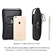 Men Genuine Leather Cellphone Waist Bag Purse Wallet Belt Loop Holster Case Belt with a Clip