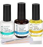 LOUINSTIC Gel Nail Polish Remover - Quick Gel Polish Remover for Nails in 3-5 Minutes, Gel Nail R...