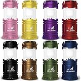 MalloMe Lanterns Battery Powered LED - Camping Lantern Emergency Hurricane Lights - Portable Camp Tent Lamp Light Operated at