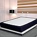 Twin Six Update Box Spring Cover, Premium Elastic Wrap Around Bed Skirt for Hotel/Home, Mattress Protector Encasement, Navy Queen/Split Queen Size