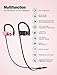Pink Headphones, Otium Best Bluetooth Headphones Wireless Earbuds for Women Girls, Stereo Bass in-Ear IPX7 Waterproof Running Sports Earphonesthumb 2