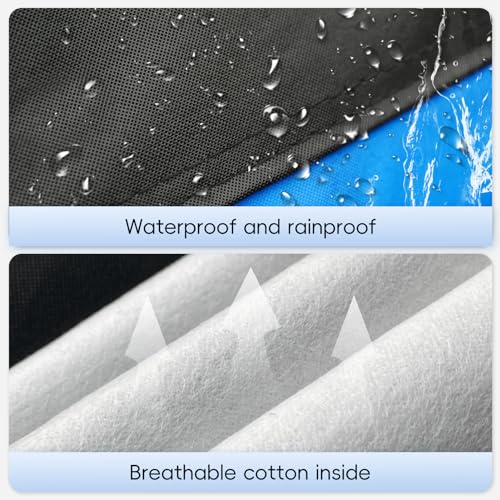 Car Cover, Holthly 10 Layers, Breathable, The Outer Car Cover Provides Protection Against Wind, Water and UV Rays. Suitable for Audi Q5, BMW X3 and Other Vehicle Models
