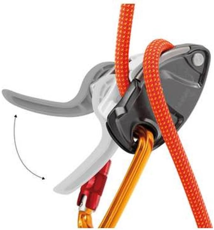 PETZL - GRIGRI +, Belay Device with Assisted Braking, Orange : Sports & Outdoors