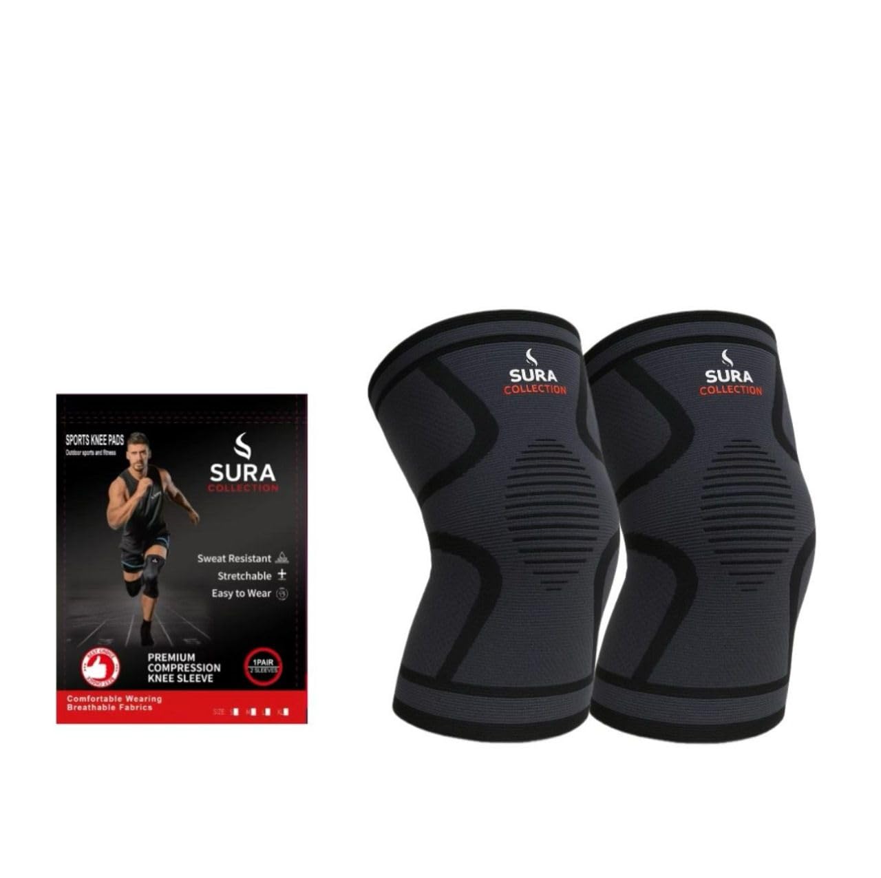 Photo 1 of Adjustable Knee Brace for Men & Women – Support with Dual Stabilizers, Breathable Neoprene Compression Sleeve for Arthritis Pain Relief, ACL, MCL, Meniscus Tear, Running, Sports & Injury Recovery (2, Large)