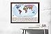 Scratch Off World Map - Premium Quality - Modern-Style - Thick & Durable - Matte-Finish - US States, Countries & Flags - Detailed Cartography - Gift Ready - Tools & eBook Included - Large