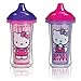 Munchkin Hello Kitty Click Lock 2 Count Insulated Sippy Cup, 9 Ounce