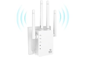 AOOEPU WiFi Extenders Signal Booster for Home Long Range Up to 12880 sq. ft & 105 Devices, WiFi Extender Signal Booster, Internet Extender WiFi Booster, Long Range WiFi Extender, 1200Mbps WiFi Extender