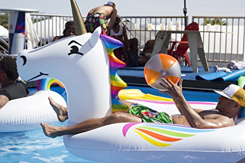 GoFloats-Giant-Inflatable-Unicorn-Includes-Bonus-Unicorn-Drink-Float-Hottest-Giant-Float-of-2018