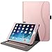 Fintie iPad Mini/Mini 2/Mini 3 Case [Corner Protection] - [Multi-Angle Viewing] Folio Smart Stand Protective Cover with Pocket, Auto Sleep/Wake for Apple iPad Mini 1/Mini 2/Mini 3, Rose Gold