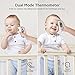 CocoBear Baby Thermometer, Digital Forehead and Ear Thermometer with Fever Alert Silent Mode Accurate Infrared Thermometer for Baby Kid and Adult