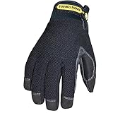 Youngstown Glove 03-3450-80-L Waterproof Winter Plus Performance Glove, Large, Black