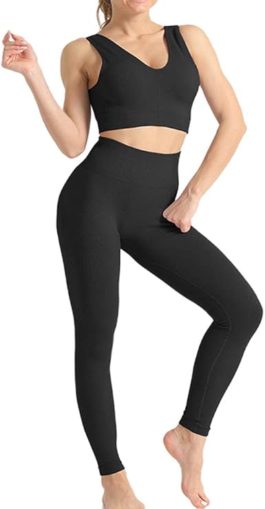 ribbed workout leggings