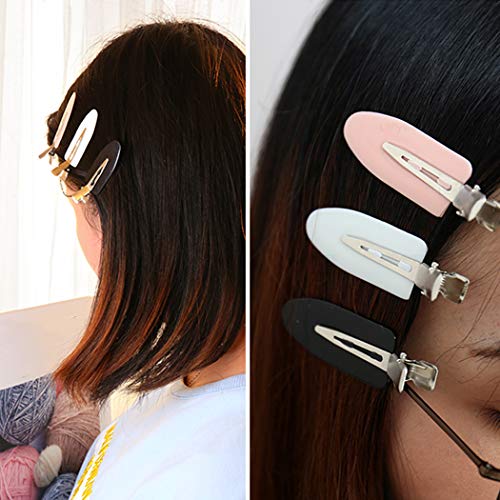 12PCS No Bend Hair Clips, Aniwon No Crease Hair Clips, Makeup No Bend Hair Clips for Women for Hair Styling and Makeup Application