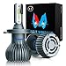 MICTUNING L1 Series H4(9003) LED Headlight Bulbs All-in-One Conversion Kit High/Low Beam Plug-N-Play Non-polarity 60W 6500K Xenon White Extremely Bright - DOT Approved