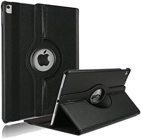 iPad Pro 10.5 Case,BearDaDa [Lightweight] 360 Degree Rotating Stand PU Leather Cover with Auto Sleep/Wake Function for iPad Pro 10.5 - Black