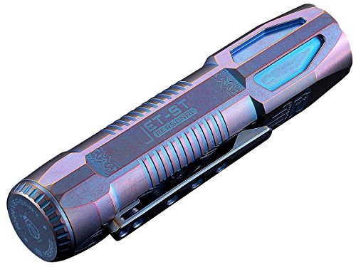 Jetbeam Jet ST Personal Limited Edition Titanium Flashlight CREE XP-L HI LED -800 Lumens -Includes 1 x 18650 - Thumbnail 2
