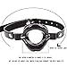 2m² Sexy Lips Bondage Mouth Soft Silicone Gag Couples Restraints for Adults,Black