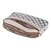 Damara Womens Detachable Strap Grid Expandable Clutch Purse