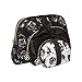 Adrienne Vittadini Set of 3 Dome Cosmetic Cases Black and White Floral