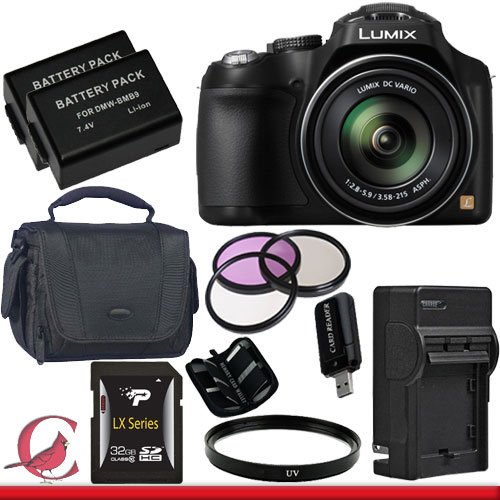 Panasonic Lumix DMC-FZ70 Digital Camera + Accessories - Camera and Optics