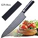 Chef Knife, High-carbon Stainless Steel Blade 8-Inch Kitchen Knife Multipurpose Chefs Knives with Sharp Straight Edge for Chopping, Mincing, Slicing and Dicing (Silver2)