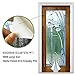 Stained Glass Effect Door Sticker, Peel and Stick Vinyl Door Mural Decals for Home Decor, 32.3x78.7(82x200cm), 2 Pcs Set