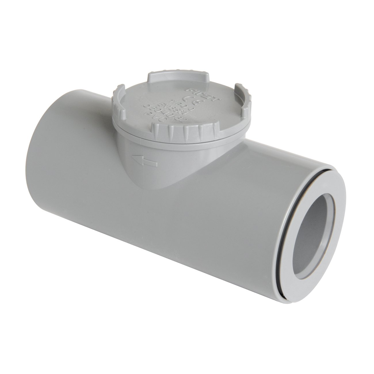 First Plast NRC32G PVC Bonding Gate Valve, Grey, ø 32 mm