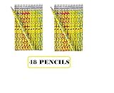 (48) SMILEY FACE PENCILS ~ Happy Silly Birthday Party Favors ~ Teacher Incentive ~ School Church Fundraisers ~ Stocking Stuffer EASTER Basket ~ Doctor Dentist Office Prize ~ 7.5'' New