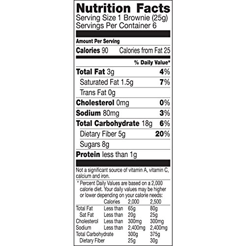 2 Fiber+One+Brownies+Calorie+Chocolate