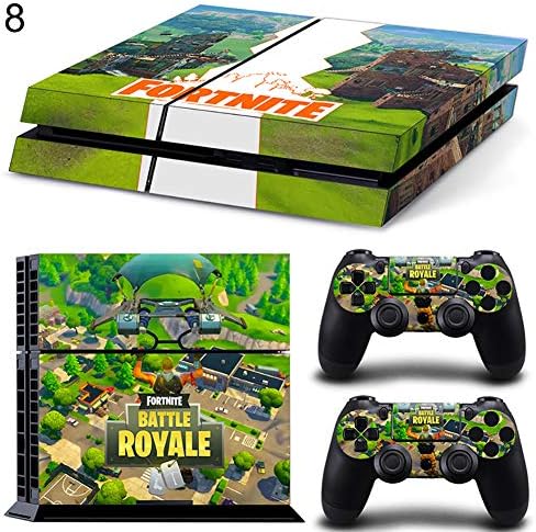 Fortnite Game Console + Controller Sticker Set Vinyl Decal Skin for Sony PS4-5#