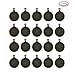Efivs Arts 20 Round Antique Bronze Circle Tray Pendant Blanks Cameo Bezel Cabochon Settings -Diameter 1 inche(25mm)