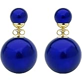 Mothers Day Gifts Double Sided Pearl Earrings - Pearl Front Back Earrings - Many Styles - Stunning Gift