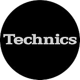 MAGMA Technics 60638 Simple T2 Logo Design Slipmat-Black/Silver Grey