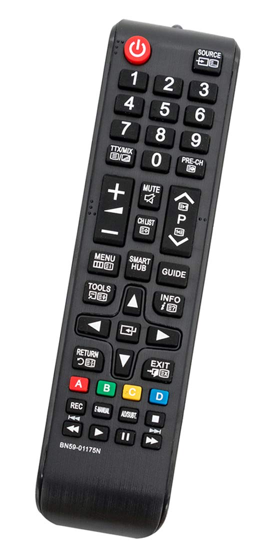 ALLIMITY BN59-01175N Remote Control Replacement for Samsung 3D Plasma LE26B350F UE22H5000 UE32H5000 LE32B460 PS42B430 UE40H6500 PS50B430 PS50B430P2W UE32J4100AW UE40F6400 UE40H5000