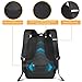 Business Laptop Backpack, PRASACCO 15.6 inch Waterproof Computer Bag Travel Anti Thief College School Backpacks for Women and Men - Black