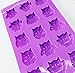 Yunko 15 Cavity Owl Silicone Chocolate Mold Ice Cube candy Mold