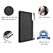 MaxGear Professional Business Card Holder Pocket Business Card Case Slim Business Card Wallet Business Card Carrier for Men & Women, 3.7 x 2.43 x 0.5 in, Vegan Leather & Stainless Steel, Oracle Black