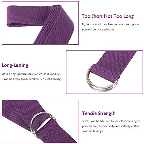 YEVITA Exercise Ball with Yoga Mat, Yoga Towel, Yoga Strap,Yoga Storage Bag, Stability Ball, Improves Balance and Core Strength，Anti-Burst & Extra Thick, Yoga Set Kit 5-Piece - Thumbnail 5