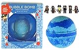 Pirate BUBBLE Bath Bomb with Surprise Toy Mini-figure Inside by Two Sisters Spa, Best Boys Gift Idea, Large Scented Spa Fizzy, Fun Color, Lush Scent, Kid Safe, Vegan, for Dry Skin, Hand-made in USA