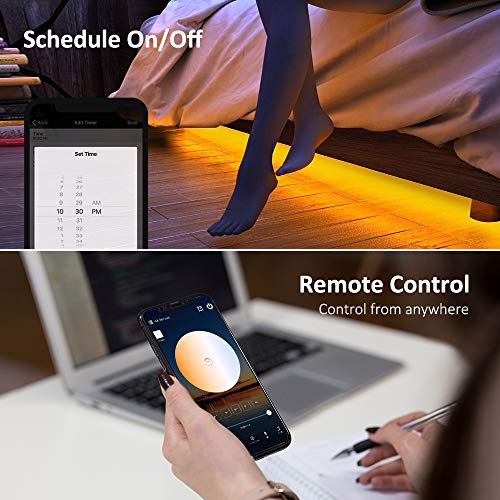 Novostella Smart RGB LED Strip Lights Kit, 20ft Wireless Color Changing