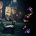 HOPESOOKY Wind Chime Light, Color-Changing Decorative Mobile Outdoor Waterproof Led Solar Powered Wind Chimes Led Light for Home/Party/Yard/Garden Decoration (Butterfly)